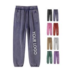 Elastic Waist Drawstring Thick Unisex Sweatpants Custom Vintage Acid Wash Jogger Trousers For Men,Shuliqi Apparel - Men's Clothing Wholesale Manufacturer,Elastic Waist Drawstring Thick Unisex Sweatpants Custom Vintage Acid Wash Jogger Trousers For Men