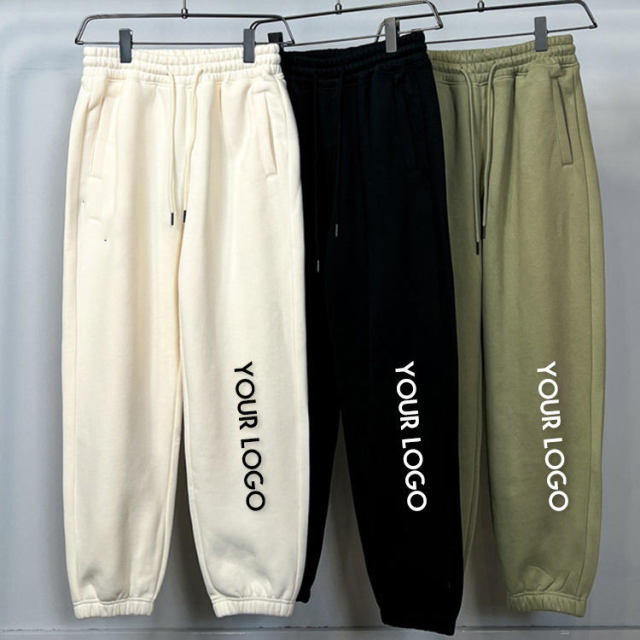Fashion 350G Plush Thick Warm Joggers Custom Letter Printed Mens Fleece Jogging Cargo Sweatpants,Shuliqi Apparel - Men's Clothing Wholesale Manufacturer,Fashion 350G Plush Thick Warm Joggers Custom Letter Printed Mens Fleece Jogging Cargo Sweatpants