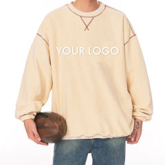 American Retro Cotton Crewneck Hoodies En Sweatshirts Voor Dames Vintage Embroidered Logo Polar Fleece Crew Neck Sweatshirt,Shuliqi Apparel - Men's Clothing Wholesale Manufacturer,American Retro Cotton Crewneck Hoodies En Sweatshirts Voor Dames Vintage Embroidered Logo Polar Fleece Crew Neck Sweatshirt