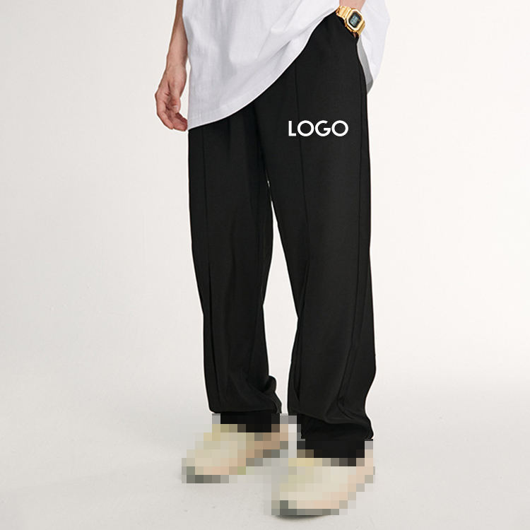 American High Street Loose Men's Casual Pants Retro Solid Color Custom Oversize Straight Leg Trousers For Men,Shuliqi Apparel - Men's Clothing Wholesale Manufacturer,American High Street Loose Men's Casual Pants Retro Solid Color Custom Oversize Straight Leg Trousers For Men