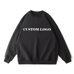 Street Wear Plus Size Sweatshirts Custom Embroidered Logo Heavyweight Oversized French Terry Crewneck Sweatshirt,Shuliqi Apparel - Men's Clothing Wholesale Manufacturer,Street Wear Plus Size Sweatshirts Custom Embroidered Logo Heavyweight Oversized French Terry Crewneck Sweatshirt