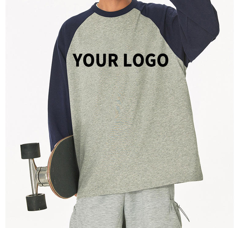 Custom Embroidered Logo Long Sleeve Men's T-Shirt 100% Cotton Sublimation Blank Raglan Sleeve T Shirts,Shuliqi Apparel - Men's Clothing Wholesale Manufacturer,Custom Embroidered Logo Long Sleeve Men's T-Shirt 100% Cotton Sublimation Blank Raglan Sleeve T Shirts