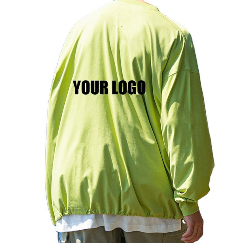 Wholesale Solid Color Sunscreen Long Sleeved T-Shirt Unisex Custom Oversized T Shirt For Men With Front Pocket,Shuliqi Apparel - Men's Clothing Wholesale Manufacturer,Wholesale Solid Color Sunscreen Long Sleeved T-Shirt Unisex Custom Oversized T Shirt For Men With Front Pocket