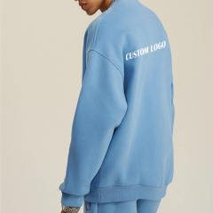 Fashion Logo Printing Thick Fleece Hoodies Custom Logo Drop Shoulder Heavy Weight Cotton Crewneck Sweatshirt For Men,Shuliqi Apparel - Men's Clothing Wholesale Manufacturer,Fashion Logo Printing Thick Fleece Hoodies Custom Logo Drop Shoulder Heavy Weight Cotton Crewneck Sweatshirt For Men
