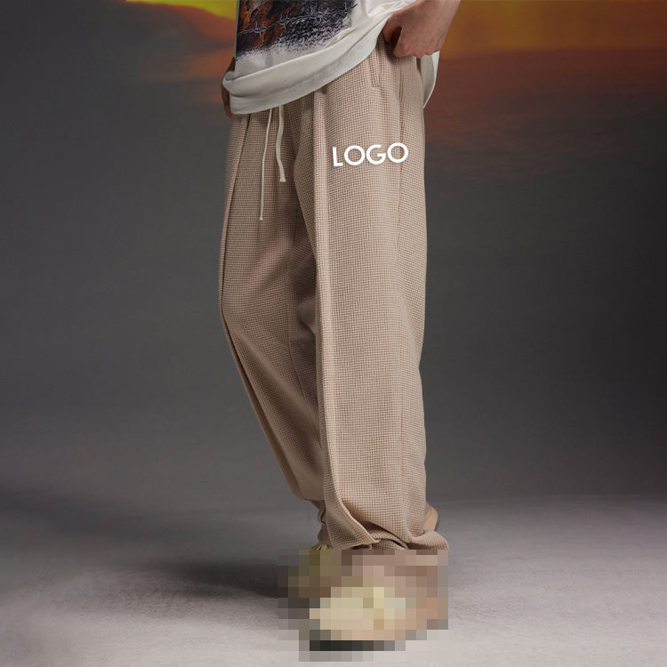 Fashion Plus Size Drawstring Wide Leg Trousers Retro Casual Custom Logo Straight Leg Jogger Pants Men,Shuliqi Apparel - Men's Clothing Wholesale Manufacturer,Fashion Plus Size Drawstring Wide Leg Trousers Retro Casual Custom Logo Straight Leg Jogger Pants Men