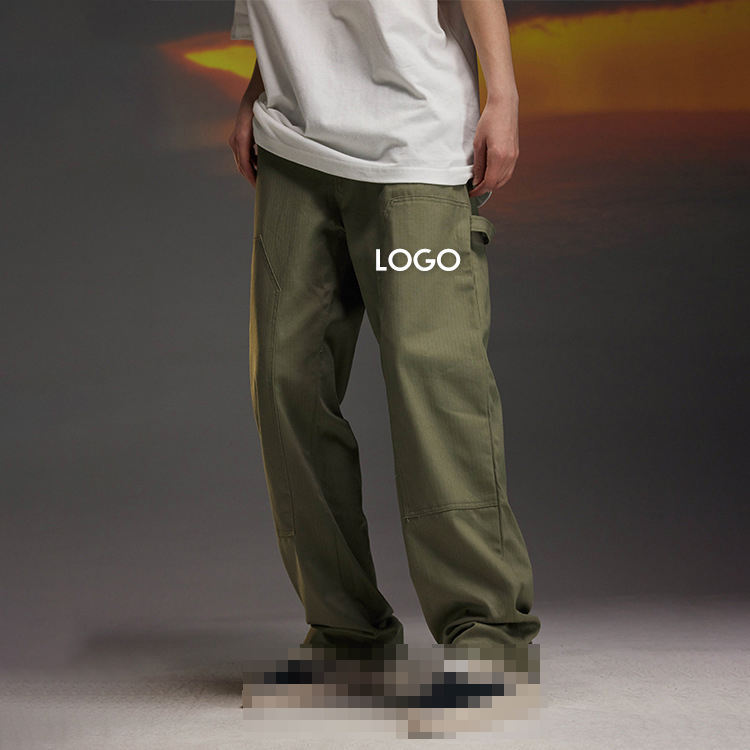 Spring Autumn Retro Hip Hop Solid Color Multi-Pocket Straight Leg Pants Retro Casual Loose Men's Trousers,Shuliqi Apparel - Men's Clothing Wholesale Manufacturer,Spring Autumn Retro Hip Hop Solid Color Multi-Pocket Straight Leg Pants Retro Casual Loose Men's Trousers