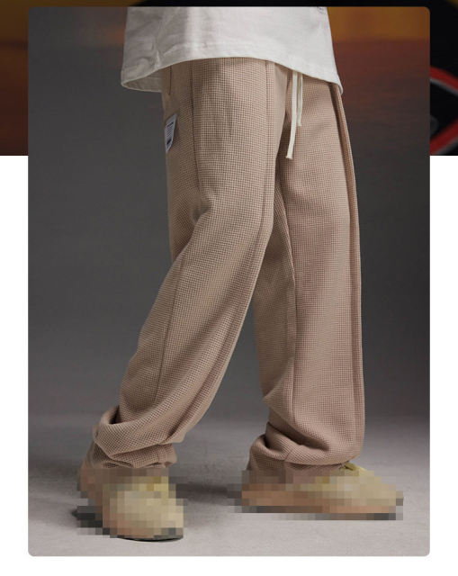 Fashion Plus Size Drawstring Wide Leg Trousers Retro Casual Custom Logo Straight Leg Jogger Pants Men,Shuliqi Apparel - Men's Clothing Wholesale Manufacturer,Fashion Plus Size Drawstring Wide Leg Trousers Retro Casual Custom Logo Straight Leg Jogger Pants Men