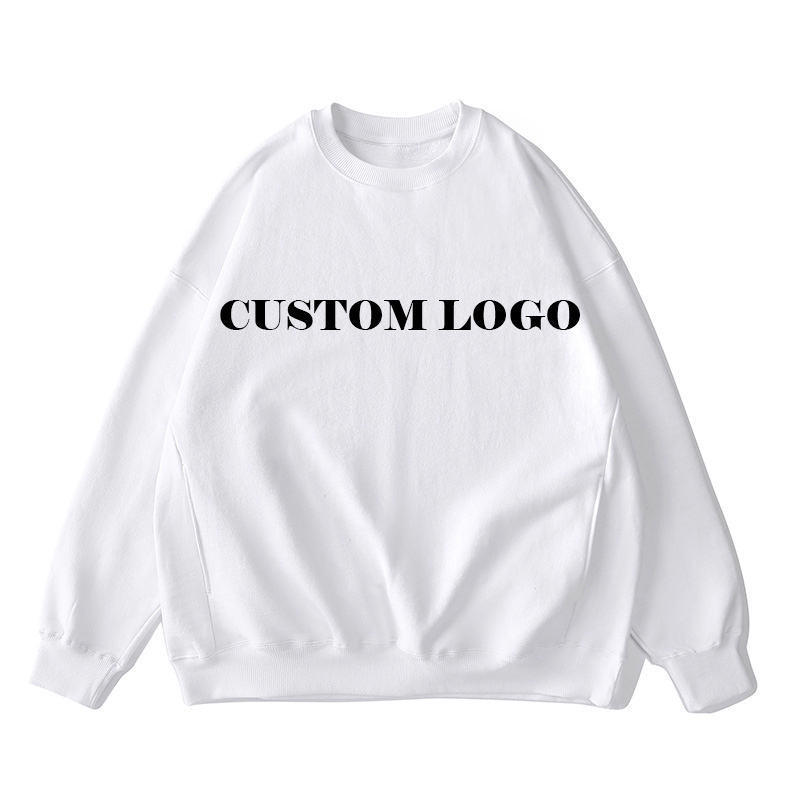 Street Wear Plus Size Sweatshirts Custom Embroidered Logo Heavyweight Oversized French Terry Crewneck Sweatshirt,Shuliqi Apparel - Men's Clothing Wholesale Manufacturer,Street Wear Plus Size Sweatshirts Custom Embroidered Logo Heavyweight Oversized French Terry Crewneck Sweatshirt
