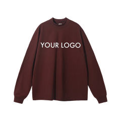 Hip Hop Streetwear Custom Logo High Quality Heavyweight Cotton Mock Neck T-Shirt Half High Neck Long Sleeve Oversized T Shirt,Shuliqi Apparel - Men's Clothing Wholesale Manufacturer,Hip Hop Streetwear Custom Logo High Quality Heavyweight Cotton Mock Neck T-Shirt Half High Neck Long Sleeve Oversized T Shirt