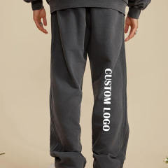 Vintage Jogger Trousers Straight Leg Sweat Pants Heavyweight Cotton Acid Washed Loose Flared Sweatpants,Shuliqi Apparel - Men's Clothing Wholesale Manufacturer,Vintage Jogger Trousers Straight Leg Sweat Pants Heavyweight Cotton Acid Washed Loose Flared Sweatpants