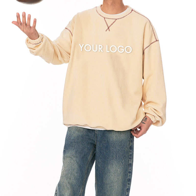 American Retro Cotton Crewneck Hoodies En Sweatshirts Voor Dames Vintage Embroidered Logo Polar Fleece Crew Neck Sweatshirt,Shuliqi Apparel - Men's Clothing Wholesale Manufacturer,American Retro Cotton Crewneck Hoodies En Sweatshirts Voor Dames Vintage Embroidered Logo Polar Fleece Crew Neck Sweatshirt