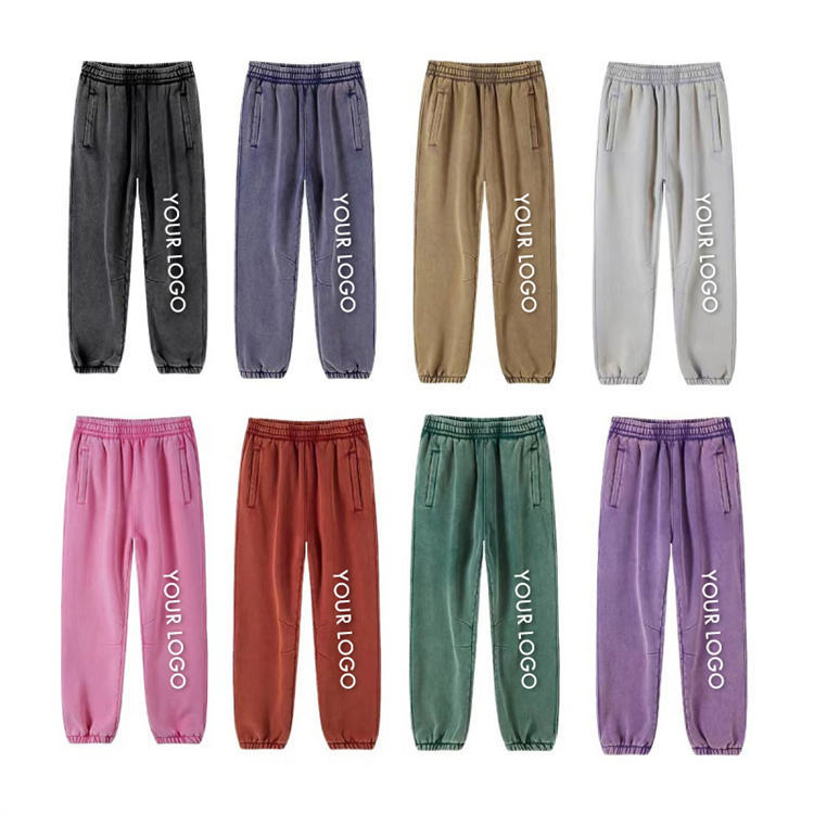 Elastic Waist Drawstring Thick Unisex Sweatpants Custom Vintage Acid Wash Jogger Trousers For Men,Shuliqi Apparel - Men's Clothing Wholesale Manufacturer,Elastic Waist Drawstring Thick Unisex Sweatpants Custom Vintage Acid Wash Jogger Trousers For Men