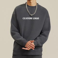 Fashion Logo Printing Thick Fleece Hoodies Custom Logo Drop Shoulder Heavy Weight Cotton Crewneck Sweatshirt For Men,Shuliqi Apparel - Men's Clothing Wholesale Manufacturer,Fashion Logo Printing Thick Fleece Hoodies Custom Logo Drop Shoulder Heavy Weight Cotton Crewneck Sweatshirt For Men