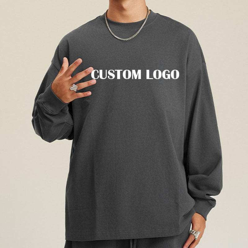 Street Wear Blank Unisex T Shirts Luxury Custom 100 Cotton Heavy Weight Long Sleeve T-shirt For Men,Shuliqi Apparel - Men's Clothing Wholesale Manufacturer,Street Wear Blank Unisex T Shirts Luxury Custom 100 Cotton Heavy Weight Long Sleeve T-shirt For Men