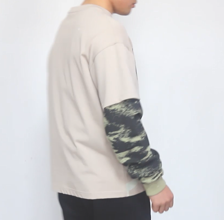 Streetwear Custom Graphic Logo Printing Oversized Men's Tshirt Double Layer Long Sleeve T-Shirt For Men,Shuliqi Apparel - Men's Clothing Wholesale Manufacturer,Streetwear Custom Graphic Logo Printing Oversized Men's Tshirt Double Layer Long Sleeve T-Shirt For Men