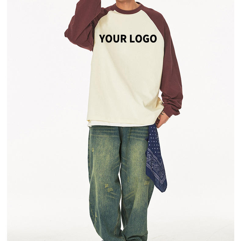 Custom Embroidered Logo Long Sleeve Men's T-Shirt 100% Cotton Sublimation Blank Raglan Sleeve T Shirts,Shuliqi Apparel - Men's Clothing Wholesale Manufacturer,Custom Embroidered Logo Long Sleeve Men's T-Shirt 100% Cotton Sublimation Blank Raglan Sleeve T Shirts