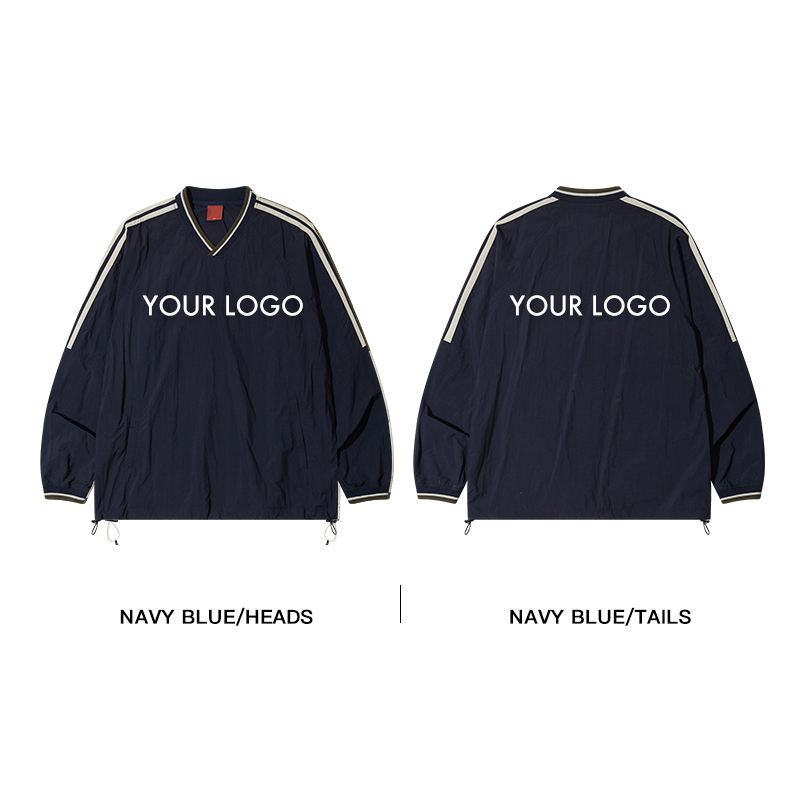 Custom Logo Vintage 100% Cotton Woven Striped V-Neck Raglan Sleeve Oversized Hoodie Sweatshirts Men,Shuliqi Apparel - Men's Clothing Wholesale Manufacturer,Custom Logo Vintage 100% Cotton Woven Striped V-Neck Raglan Sleeve Oversized Hoodie Sweatshirts Men