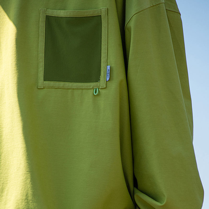 Wholesale Solid Color Sunscreen Long Sleeved T-Shirt Unisex Custom Oversized T Shirt For Men With Front Pocket,Shuliqi Apparel - Men's Clothing Wholesale Manufacturer,Wholesale Solid Color Sunscreen Long Sleeved T-Shirt Unisex Custom Oversized T Shirt For Men With Front Pocket