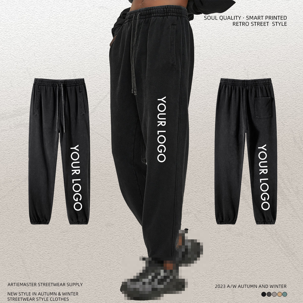 New Trendy Street Wear Oversized Unisex Joggers Custom Heavy Weight 420G Cotton Acid Washed Sweatpants,Shuliqi Apparel - Men's Clothing Wholesale Manufacturer,New Trendy Street Wear Oversized Unisex Joggers Custom Heavy Weight 420G Cotton Acid Washed Sweatpants