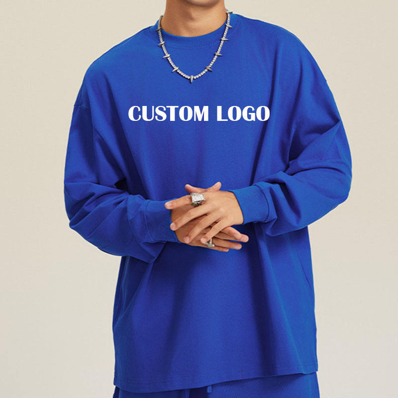 Street Wear Blank Unisex T Shirts Luxury Custom 100 Cotton Heavy Weight Long Sleeve T-shirt For Men,Shuliqi Apparel - Men's Clothing Wholesale Manufacturer,Street Wear Blank Unisex T Shirts Luxury Custom 100 Cotton Heavy Weight Long Sleeve T-shirt For Men