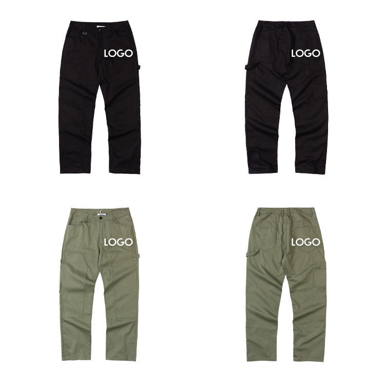 Spring Autumn Retro Hip Hop Solid Color Multi-Pocket Straight Leg Pants Retro Casual Loose Men's Trousers,Shuliqi Apparel - Men's Clothing Wholesale Manufacturer,Spring Autumn Retro Hip Hop Solid Color Multi-Pocket Straight Leg Pants Retro Casual Loose Men's Trousers