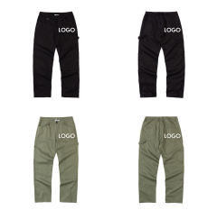 Spring Autumn Retro Hip Hop Solid Color Multi-Pocket Straight Leg Pants Retro Casual Loose Men's Trousers,Shuliqi Apparel - Men's Clothing Wholesale Manufacturer,Spring Autumn Retro Hip Hop Solid Color Multi-Pocket Straight Leg Pants Retro Casual Loose Men's Trousers