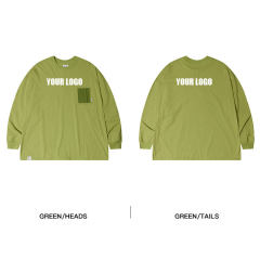 Wholesale Solid Color Sunscreen Long Sleeved T-Shirt Unisex Custom Oversized T Shirt For Men With Front Pocket,Shuliqi Apparel - Men's Clothing Wholesale Manufacturer,Wholesale Solid Color Sunscreen Long Sleeved T-Shirt Unisex Custom Oversized T Shirt For Men With Front Pocket