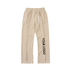 Fashion Plus Size Drawstring Wide Leg Trousers Retro Casual Custom Logo Straight Leg Jogger Pants Men,Shuliqi Apparel - Men's Clothing Wholesale Manufacturer,Fashion Plus Size Drawstring Wide Leg Trousers Retro Casual Custom Logo Straight Leg Jogger Pants Men