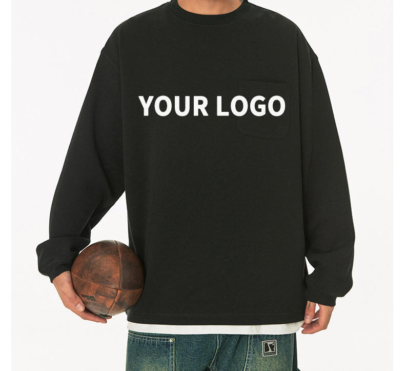 OEM Crew Neck Heavy Cotton TShirt Blank Drop Shoulder Pullover Screen Print Plain Oversized Long Sleeve T Shirt Men,Shuliqi Apparel - Men's Clothing Wholesale Manufacturer,OEM Crew Neck Heavy Cotton TShirt Blank Drop Shoulder Pullover Screen Print Plain Oversized Long Sleeve T Shirt Men