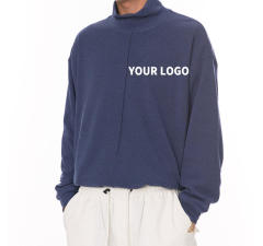 OEM Custom Logo Loose Casual Unisex Heavy Tshirt Mock Neck Long Sleeve Oversized Blank T Shirt,Shuliqi Apparel - Men's Clothing Wholesale Manufacturer,OEM Custom Logo Loose Casual Unisex Heavy Tshirt Mock Neck Long Sleeve Oversized Blank T Shirt