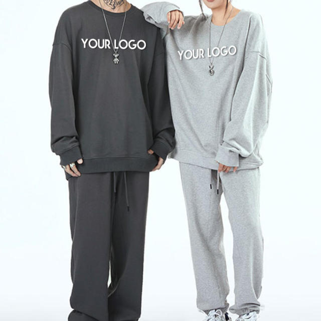 Heavyweight Tracksuit Oversize Sweatshirt And Jogging Pants Set Custom French Terry Cotton Sweatsuit Unisex,Shuliqi Apparel - Men's Clothing Wholesale Manufacturer,Heavyweight Tracksuit Oversize Sweatshirt And Jogging Pants Set Custom French Terry Cotton Sweatsuit Unisex