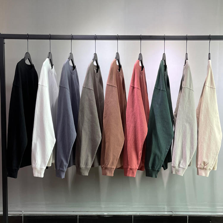 Spring Crew Neck Drop Shoulder Casual Men's T Shirt High Quality Custom Logo Blank Long Sleeve Cotton T-Shirt For Men,Shuliqi Apparel - Men's Clothing Wholesale Manufacturer,Spring Crew Neck Drop Shoulder Casual Men's T Shirt High Quality Custom Logo Blank Long Sleeve Cotton T-Shirt For Men