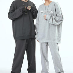 Heavyweight Tracksuit Oversize Sweatshirt And Jogging Pants Set Custom French Terry Cotton Sweatsuit Unisex,Shuliqi Apparel - Men's Clothing Wholesale Manufacturer,Heavyweight Tracksuit Oversize Sweatshirt And Jogging Pants Set Custom French Terry Cotton Sweatsuit Unisex