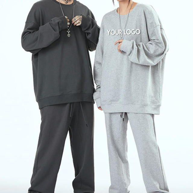 Heavyweight Tracksuit Oversize Sweatshirt And Jogging Pants Set Custom French Terry Cotton Sweatsuit Unisex,Shuliqi Apparel - Men's Clothing Wholesale Manufacturer,Heavyweight Tracksuit Oversize Sweatshirt And Jogging Pants Set Custom French Terry Cotton Sweatsuit Unisex