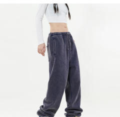 Wholesale Loose Jogger Wide Leg Casual Pants Custom Heavyweight Cotton Y2K Vintage Washed Sweatpants For Women,Shuliqi Apparel - Men's Clothing Wholesale Manufacturer,Wholesale Loose Jogger Wide Leg Casual Pants Custom Heavyweight Cotton Y2K Vintage Washed Sweatpants For Women