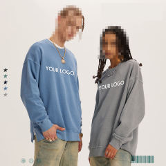 Streetwear Acid Wash Cotton Heavyweight Custom Logo Embroidery Unisex Vintage Washed Hoodie Crewneck Pullover Sweatshirts Men,Shuliqi Apparel - Men's Clothing Wholesale Manufacturer,Streetwear Acid Wash Cotton Heavyweight Custom Logo Embroidery Unisex Vintage Washed Hoodie Crewneck Pullover Sweatshirts Men