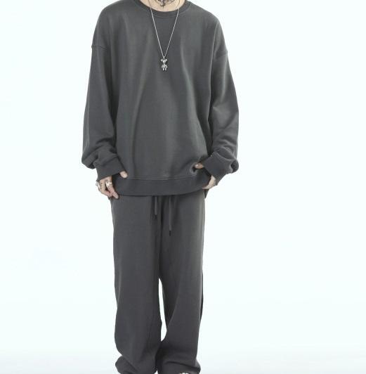 Heavyweight Tracksuit Oversize Sweatshirt And Jogging Pants Set Custom French Terry Cotton Sweatsuit Unisex,Shuliqi Apparel - Men's Clothing Wholesale Manufacturer,Heavyweight Tracksuit Oversize Sweatshirt And Jogging Pants Set Custom French Terry Cotton Sweatsuit Unisex