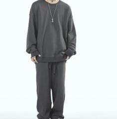 Heavyweight Tracksuit Oversize Sweatshirt And Jogging Pants Set Custom French Terry Cotton Sweatsuit Unisex,Shuliqi Apparel - Men's Clothing Wholesale Manufacturer,Heavyweight Tracksuit Oversize Sweatshirt And Jogging Pants Set Custom French Terry Cotton Sweatsuit Unisex