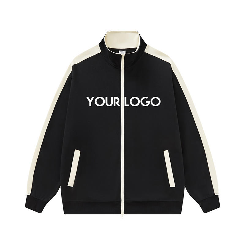 OEM Custom Embroidery Logo Unisex Blank Plain Zip Up Hoodie Side Striped Contrast 420G Cotton Sports Jacket,Shuliqi Apparel - Men's Clothing Wholesale Manufacturer,OEM Custom Embroidery Logo Unisex Blank Plain Zip Up Hoodie Side Striped Contrast 420G Cotton Sports Jacket