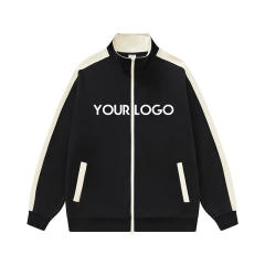 OEM Custom Embroidery Logo Unisex Blank Plain Zip Up Hoodie Side Striped Contrast 420G Cotton Sports Jacket,Shuliqi Apparel - Men's Clothing Wholesale Manufacturer,OEM Custom Embroidery Logo Unisex Blank Plain Zip Up Hoodie Side Striped Contrast 420G Cotton Sports Jacket