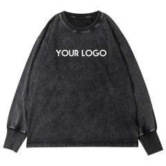Wholesale Drop Shoulder Oversized Pullover Men Streetwear Wash Hoodies Vintage Wash Crewneck Sweatshirt,Shuliqi Apparel - Men's Clothing Wholesale Manufacturer,Wholesale Drop Shoulder Oversized Pullover Men Streetwear Wash Hoodies Vintage Wash Crewneck Sweatshirt