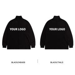 OEM Custom Logo Loose Casual Unisex Heavy Tshirt Mock Neck Long Sleeve Oversized Blank T Shirt,Shuliqi Apparel - Men's Clothing Wholesale Manufacturer,OEM Custom Logo Loose Casual Unisex Heavy Tshirt Mock Neck Long Sleeve Oversized Blank T Shirt