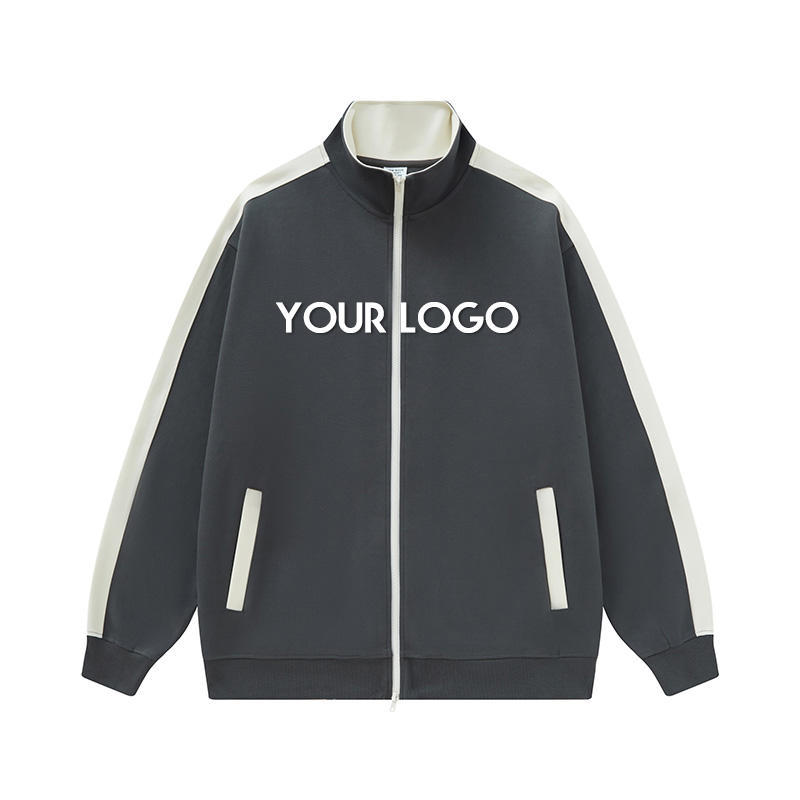 OEM Custom Embroidery Logo Unisex Blank Plain Zip Up Hoodie Side Striped Contrast 420G Cotton Sports Jacket,Shuliqi Apparel - Men's Clothing Wholesale Manufacturer,OEM Custom Embroidery Logo Unisex Blank Plain Zip Up Hoodie Side Striped Contrast 420G Cotton Sports Jacket