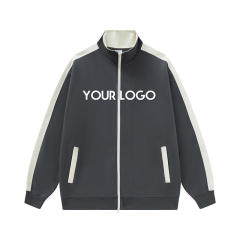 OEM Custom Embroidery Logo Unisex Blank Plain Zip Up Hoodie Side Striped Contrast 420G Cotton Sports Jacket,Shuliqi Apparel - Men's Clothing Wholesale Manufacturer,OEM Custom Embroidery Logo Unisex Blank Plain Zip Up Hoodie Side Striped Contrast 420G Cotton Sports Jacket