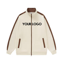 OEM Custom Embroidery Logo Unisex Blank Plain Zip Up Hoodie Side Striped Contrast 420G Cotton Sports Jacket,Shuliqi Apparel - Men's Clothing Wholesale Manufacturer,OEM Custom Embroidery Logo Unisex Blank Plain Zip Up Hoodie Side Striped Contrast 420G Cotton Sports Jacket