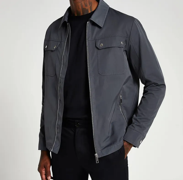 zipper front custom label work wear outfits simple design blank men long sleeve cotton twill fabric men jackets,Shuliqi Apparel - Men's Clothing Wholesale Manufacturer,zipper front custom label work wear outfits simple design blank men long sleeve cotton twill fabric men jackets