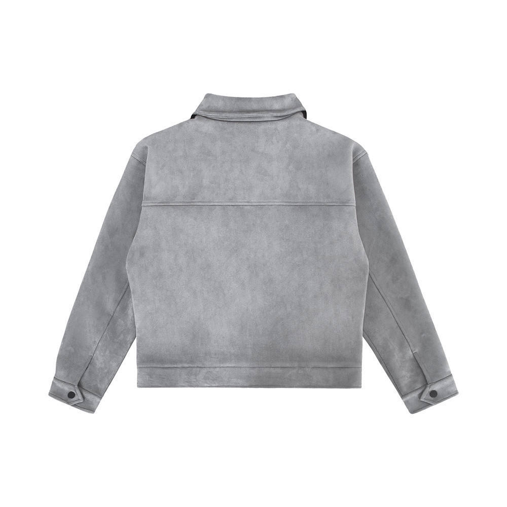Oem Clothing Winter Autumn Custom Logo Suede Jacket Men High Street Multi-Pocket Loose Zipper Casual Men'S Solid Color Jacket,Shuliqi Apparel - Men's Clothing Wholesale Manufacturer,Oem Clothing Winter Autumn Custom Logo Suede Jacket Men High Street Multi-Pocket Loose Zipper Casual Men'S Solid Color Jacket