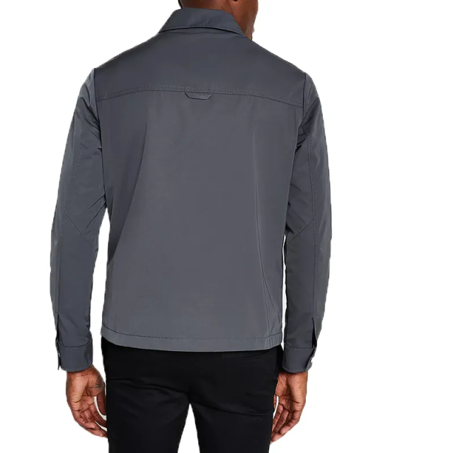 zipper front custom label work wear outfits simple design blank men long sleeve cotton twill fabric men jackets,Shuliqi Apparel - Men's Clothing Wholesale Manufacturer,zipper front custom label work wear outfits simple design blank men long sleeve cotton twill fabric men jackets