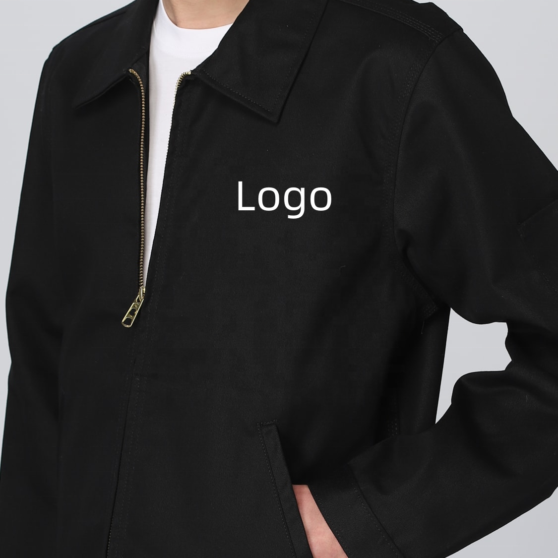 Hot Sale Custom Mens Workwear Jacket 100% Cotton Men Casual Zipper Turn Down Collar Heavy Cotton Work Jacket For Men,Shuliqi Apparel - Men's Clothing Wholesale Manufacturer,Hot Sale Custom Mens Workwear Jacket 100% Cotton Men Casual Zipper Turn Down Collar Heavy Cotton Work Jacket For Men
