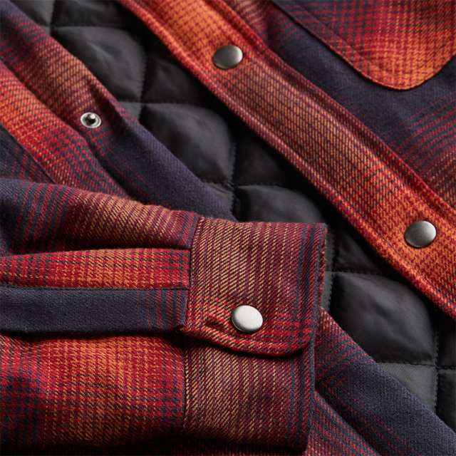 Private label OEM top quality men overshirt oversized custom LOGO warm buttons up plaid jacket for winter,Shuliqi Apparel - Men's Clothing Wholesale Manufacturer,Private label OEM top quality men overshirt oversized custom LOGO warm buttons up plaid jacket for winter
